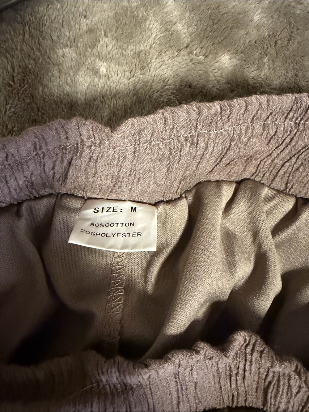 Women’s Ruffled Layered Shorts - Brown - Picture 2 of 4